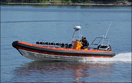 Hugin vid Fjäderholmarna, Stockholm 2009-06-08