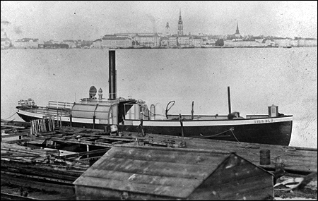 Ivar Bl� vid M�larvarfvet, Stockholm 1871