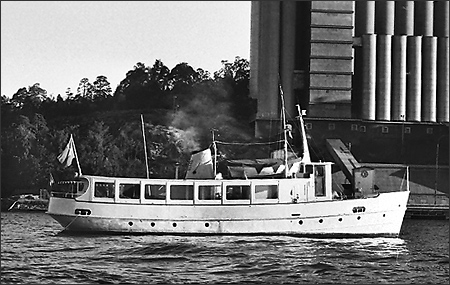 Butterfly III utanf�r Kvarnholmen, Nacka 1969-07-27