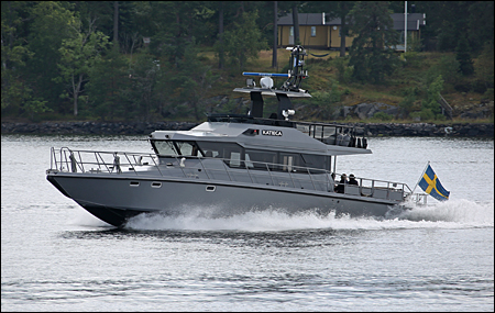 Katieca p� L�ngholmsfj�rden, Vaxholm 2025-07-31