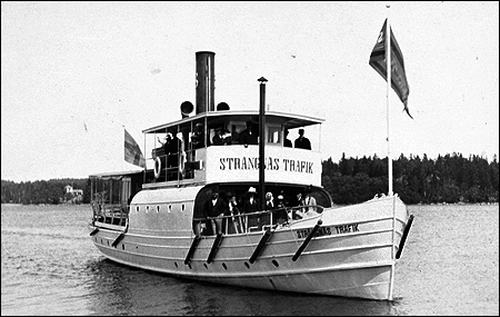 Str�ngn�s Trafik i Str�ngn�s ca. 1915