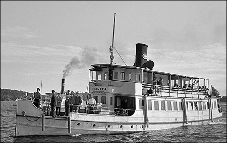 Kung Wasa i Vaxholm 1956
