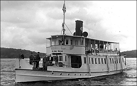 Kung Wasa i Vaxholm 1953
