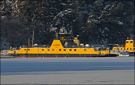 Lagn� vid Malmqvist B�tvarv, Tynning� 2013-01-19