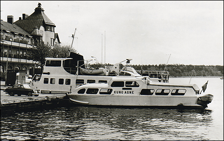 Kung Agne i Vaxholm tillsammans med Ejdern 1968-05-25