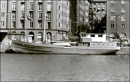 Vagabond vid Norr M�larstrand, Stockholm 1975-08-06