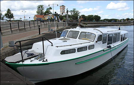 Zarah Leander vid Skärgårdsterminalen, Västervik 2020-07-07