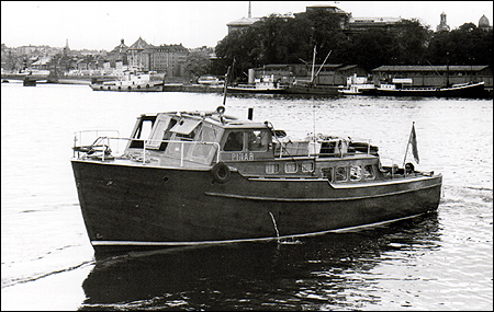 Pin�r vid Strandv�gen, Stockholm 1968-08-16