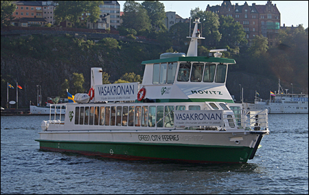 Movitz på på Riddarfjärden, Stockholm 2014-09-07