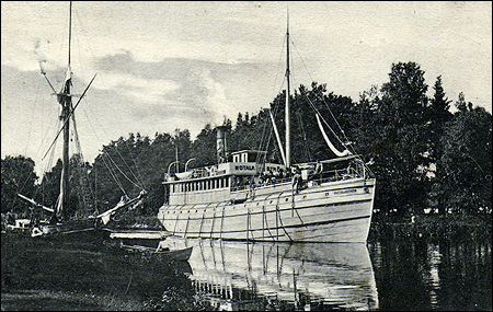 Motala Str�m vid R�desund, G�ta Kanal