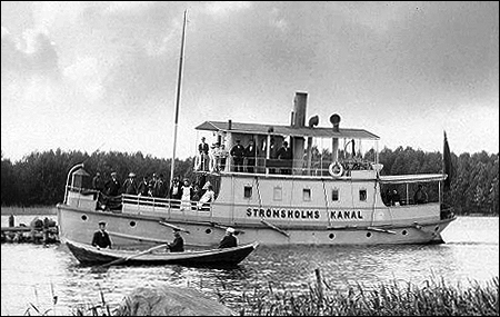 Str�msholms Kanal vid Hampetorp ca. 1903