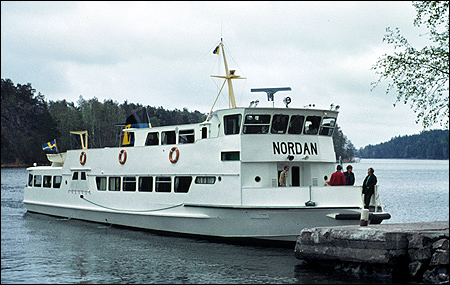 Nordan vid Sand brygga vid premirturen 1970-05-21