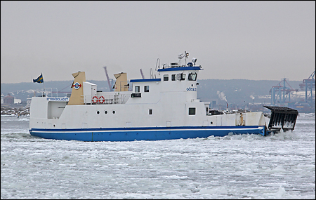Göta II utanför Asperö, Göteborg 2010-01-26