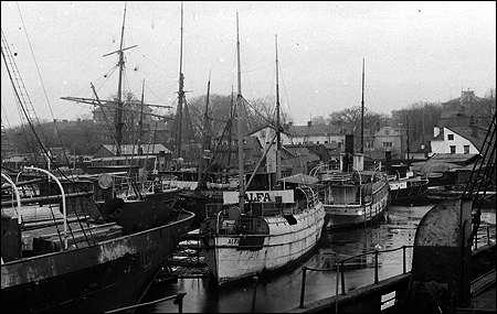 Alfa vid Rosenviks varv, Djurg�rden, Stockholm 1905