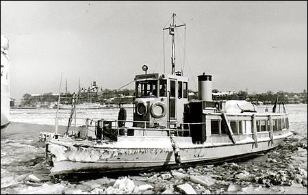 Märsgarn vid Slussen, Stockholm 1969-02-15