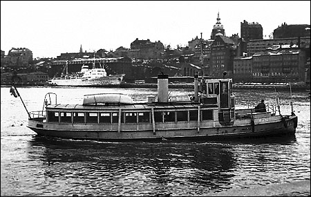 Märsgarn vid Slussen, Stockholm 1969-03-30
