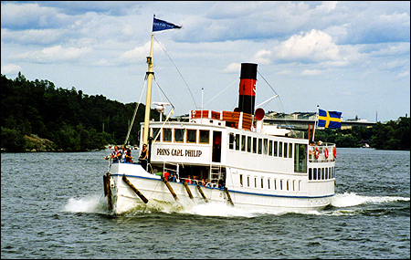 Prins Carl Philip vid Smedsl�tten, Stockholm 1999