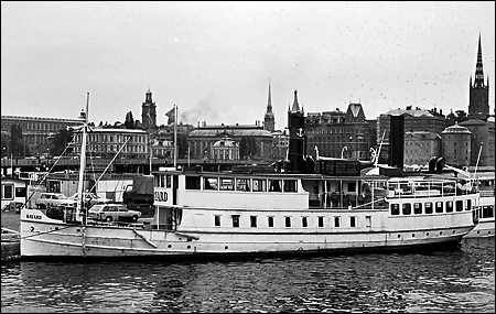 Bayard vid Klara M�larstrand, Stockholm 1977