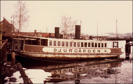 Djurg�rden 4 vid Djurg�rdsvarvet, Stockholm 1973-03