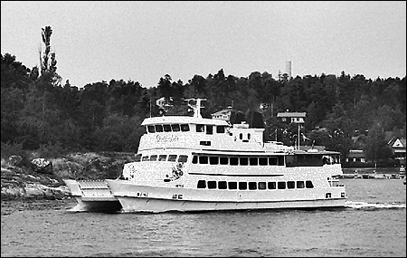 Strmskr af Stockholm i Halvkakssundet, Stockholm 1992-08-02