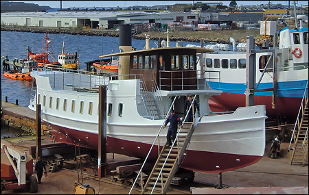 Sunningen vid Fridhems varv, Lysekil 2011-04-27