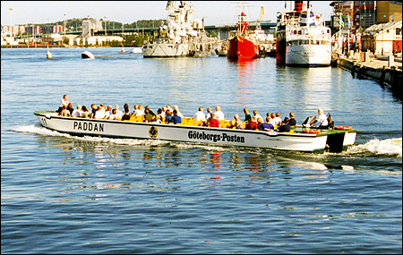 Paddan 11 vid Stenpiren 1999