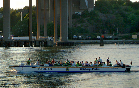 Paddan 9 under Älvsborgsbron, Göteborg 2002-06-06