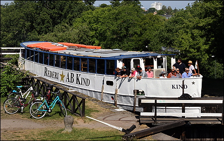 Kind vid Tannefors slussar, Link�ping 2018-07-06