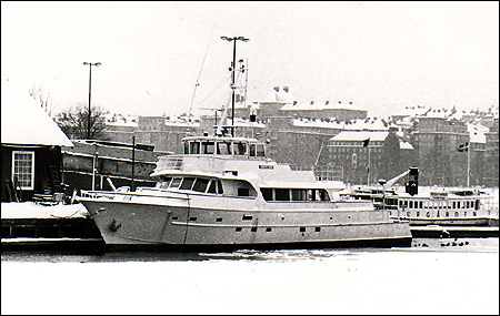 Anders Bure vid Mlarvarvet, Stockholm 1977-01-23