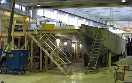 Riv� av G�teborg i Br�drene Aas varvshall 2010-02-10