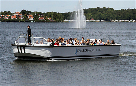 Flundran p� Borgm�starefj�rden, Karlskrona 2017-07-22