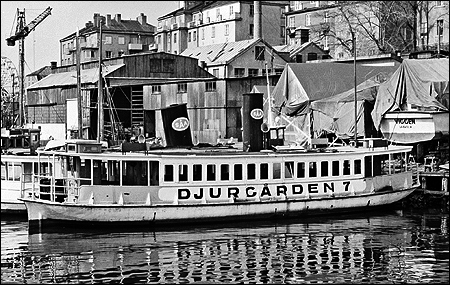 Djurg�rden 7 vid Djurg�rdsvarvet, Stockholm 1967