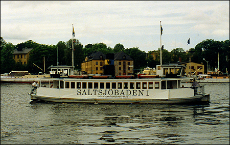 Djurg�rden 7 vid Vasamuse�t, Stockholm som Saltsj�baden 1 1993-07-23