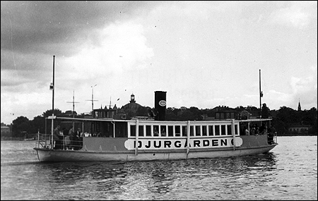 Djurgrden 6 vid Slussen, Stockholm 1954-07