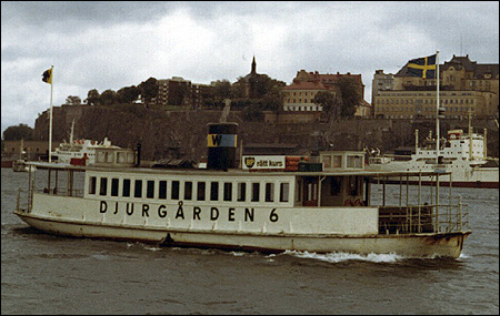 Djurg�rden 6 vid Slussen, Stockholm 1971-08-28