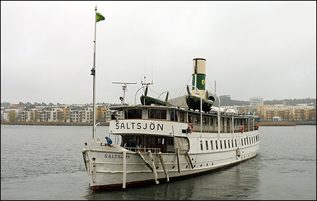 Saltsjön i Hammarby sjö, Stockholm 2019-11-21