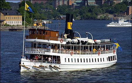 Norrskär på Strömmen, Stockholm 2002-06-04