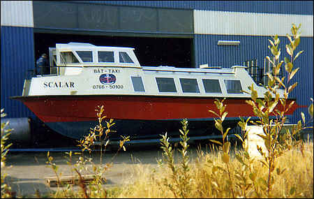 Scalar på Boghammar Marin AB, Lidingö 1976