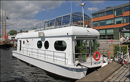 Sea Eagle vid �stra kajen, Karlshamn 2014-07-17