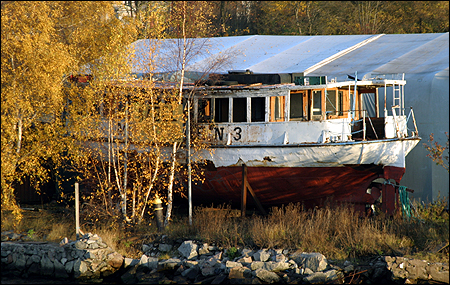 M�laren 3 upplagd p� Beckholmen, Stockholm 2004-10-26