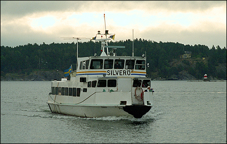 Silver p S:a Vaxholmsfjrden, Vaxholm 1995-09