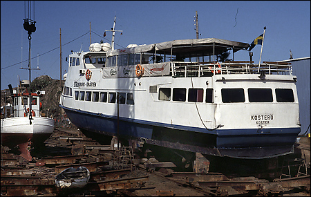 Koster� p� slipen i Sk�rhamn 1993-05-16