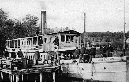 Sj�fr�ken vid Fittja brygga ca. 1900