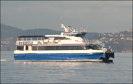 Snarveien på Byfjorden, Bergen 2007-02-09
