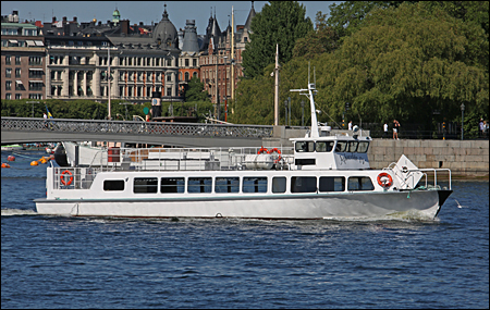 Aphrodite IV på Strömmen, Stockholm 2018-06-01