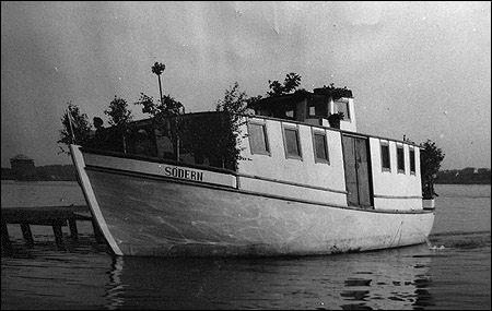 Sdern vid Fisktorget lvmarknadsdagen 1950-06