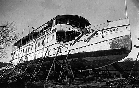 S�dert�rn p� Ekensbergs varv, Stockholm 1910