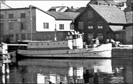 Sotefjorden i Norra Hamnen, Lysekil 1949