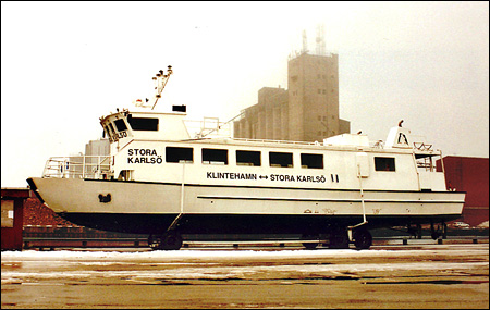 Stora Karls� p� kajen i Klintehamn, Gotland 2006-03-27