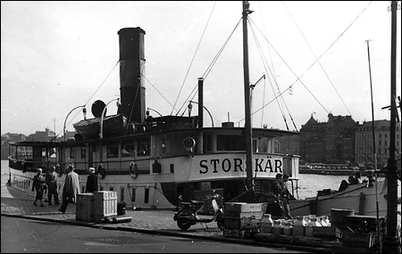 Storsk�r vid Str�mkajen, Stockholm 1962